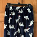 Navy Polar Bear Pajama Pants Size Small Unisex NEW Blue Photo 4