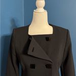 Michael Kors  Double Breasted Fitted Jacket Black Size 4 Photo 2