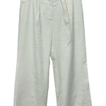 Veronica Beard Women's Size 6 Pants Linen Blend Wide Leg High Rise Ivory Photo 0