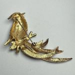 Sphinx Signed Bird Of Paradise Enamel Rhinestone Gold Tone Brooch Pin Photo 6