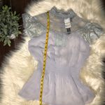 Riley & James grey blouse sz Small Photo 6