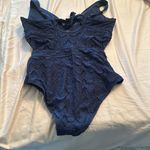 Becca crochet navy 0x 14-16 lots of boob support flattering extraordinary detail Photo 3