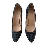 J CREW Collection Fall Wool Plaid Heels Size 9.5 Photo 4