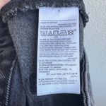 Old Navy  Ski Hi Wide Leg Barrel Gray Black Solid Wash Jeans Size 4 /27 Inseam 29 Photo 4