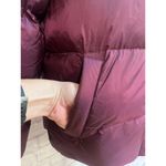 Peloton Purple Block Puffer Coat With Hood Size XS. NEW. Photo 7