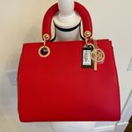 Badgley Mischka Big Eyelet Tote Logo Purse Bag NEW Photo 1