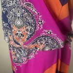 Roz & Ali Maxi Dress Empire Waist Key Hole High Neckline Women's Size 6 Photo 7