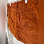 Old Navy Corduroy Mini Skirt Rust Orange Photo 4