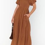 Show Me Your Mumu Joanna Maxi Dress In Brown Photo 0