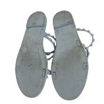 Olivia Miller  Blue Studded Strappy Jelly Sandals Size 10 Photo 4