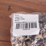 ASOS DESIGN Leopard Print V Front High Leg Bikini Bottoms UK 12 US 8 Brown Size undefined Photo 5