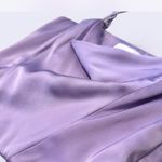 H&M  Lavender Satin Bustier Cowl Crop Top Photo 2