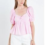 English Factory Peplum Top Photo 0