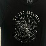 Modern Lux  We Are Dreamers Black Short Sleeve Shirt Size XL Photo 1