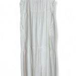 Old Navy White Cami Maxi Dress with Pockets Size Medium Photo 1