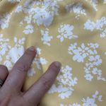 Abercrombie & Fitch Babydoll Dress Smocked Yellow Floral Size M Y2K Cottagecore Photo 10