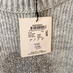 Koton Gray Metallic Sparkle Polka Dot Mock Neck Sweater Size Small NEW Photo 5