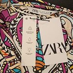 ZARA ππ Printed Midi Dress ~ Multi-Color Abstract Botanical Print Small S NWT Photo 14