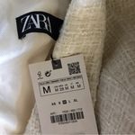 ZARA  Cream Tweed Women's Blazer NWT Photo 5