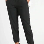 Athleta  Nolita Slim Tapered Crop Pant Black Side Stripe Size 4 Photo 0