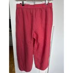 Stella Carakasi 100% Linen Berry Natural Lux City Pants, Size L, Like New Pink Size L Photo 3