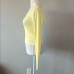 White Fox Boutique  Girl Talk Pyjama Set Top Lemon Size Small NWT Photo 3