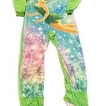 Disney Fairies Tinkerbell Footed Blanket Sleeper Pajamas Pjs Green Large Photo 0