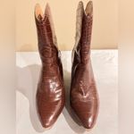 Nanette Lepore  SAGE CHOCOLATE BROWN LEATHER ANKLE BOOTS SIZE 9 Photo 1