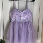SheIn Fairycore, Cottagecore lavender Babydoll Dress Photo 0
