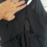 Forever 21  black ruffled cross back maxi dress small Photo 3