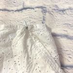 Love Shack Fancy Melina white eyelet cropped puff sleeve top 8 Photo 5