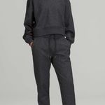 Lululemon  Scuba High-Rise Jogger Black Glitter Cotton Fleece Sweatpants Size 0 Photo 2