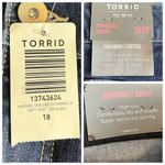 Torrid  Women's Bombshell Skinny Jeans High Rise Premium Fit Dark Wash 18XS NEW Photo 8