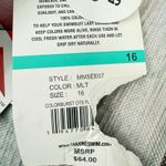 Maxine of Hollywood Tankini Top Colorburst Flutter Hem Swimsuit NEW Size 16 Swim Photo 6