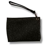 Jones New York Signature Charging Pouch, Sparkly Black Clutch Wristlet Bag Photo 1