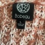 Bobeau  Pink and White Women's Cardigan Photo 4