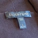 Eileen Fisher  Brown Long-Length Open Front Cardigan Sweater Silk Size Small Photo 9