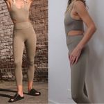 FP Movement Women’s Sage Green Back It Up Onesie Cut Out XS NWOT Photo 2