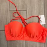 Coral Strapless Bikini Top Nine West bandeau top size m nwt Pink Size M Photo 3