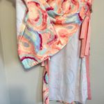 NWT Free People Movement All That Hoodie Coverup Sz Large Pink Swirl Sleeveless Photo 8