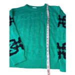 Vintage 80’s 100% Cotton Kelly Green Retro Pullover Sweater Size M Size M Photo 8