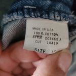 Arizona Jeans Vintage 90's Arizona sz13 high rise wide leg denim jean made in USA  100% cotton Photo 5