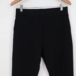 American Giant Women's Ponte Slim Pant High Rise Size 12 Made In USA Black Photo 2