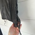 Milwaukee Leather Women’s Black Large Angel Wing Lace Up Vest Moto Grunge Photo 1