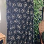 Vintage 90s Patricia Petites Dark Floral Button Down Midi Maxi Skirt Size undefined Photo 1