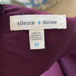 Silence + Noise Urban Outfitters Maroon Lace Up Front Dress Photo 3