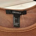 Forever 21 NWT  Brown Long Sleeve Ruched Side Bodycon Dress sz Small Photo 4