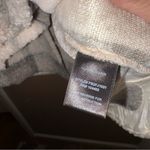 Perch Teddy Plaid Shirt Jacket Shacket Grey White Plus 1X Gray Photo 4