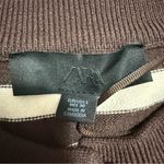 ZARA  women’s brown and beige striped cardigan Size large Photo 2