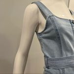 REWASH Peace Love Eco by  Denim Button Down Dress with Belt Photo 3